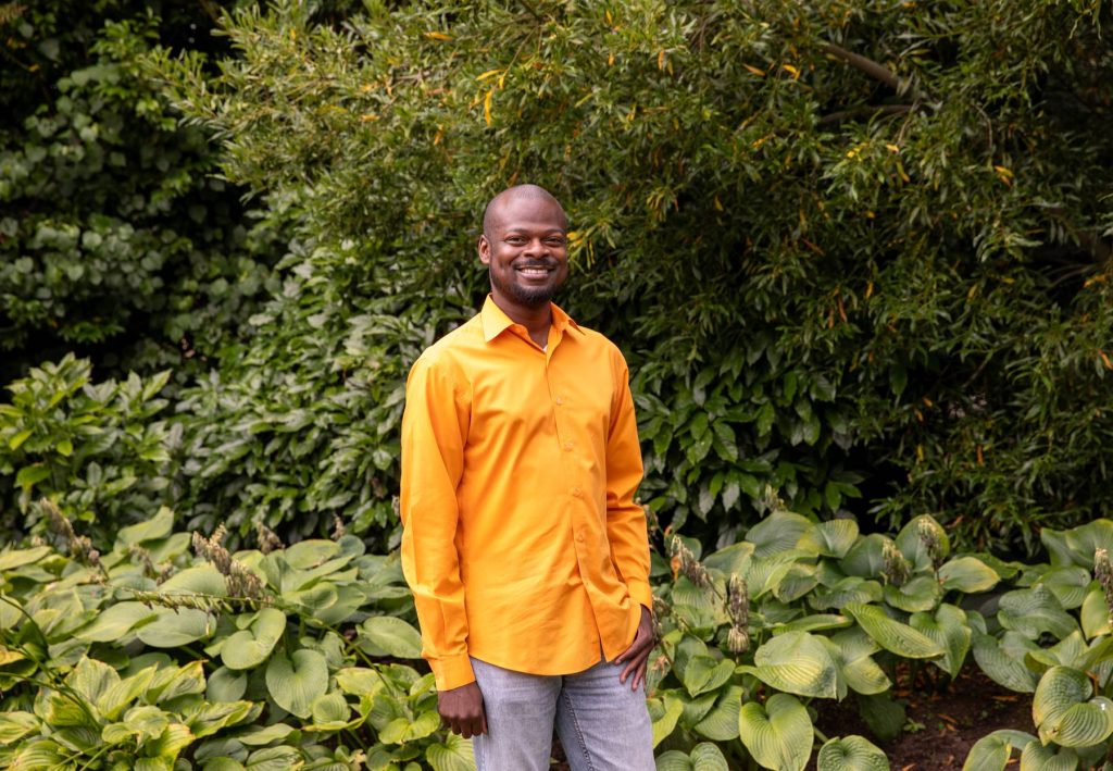 Khalill Marsh from AfroConnectNZ posing for the camera